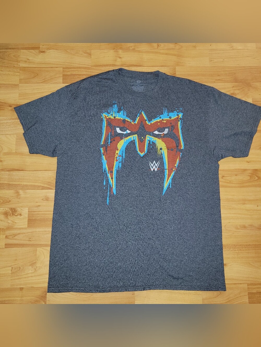WWE The Ultimate Warrior Facepaint T-Shirt, WWE WCW WWF Hall of Fame, XL